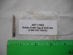 SALE! Aristo-Craft ART-11902 Tap and Drill Bit Set, 2 mm for Track, Twist Drills - Picture 1 of 5