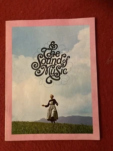 THE SOUND OF MUSIC ORIGINAL VINTAGE CINEMA PROGRAMME FROM 1965 LOVELY EXAMPLE - Imagen 1 de 8