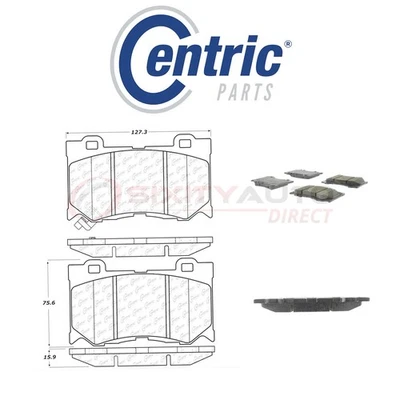 Centric C-TEK Metallic Disc Brake Pads for 2014 Infiniti QX70 5.0L V8 - Kit qy - Изображение 1 из 4