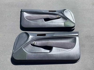 96-00 HONDA CIVIC DX LX EX COUPE DRIVER & PASSENGER DOOR PANEL SET OEM - Image 1 of 4