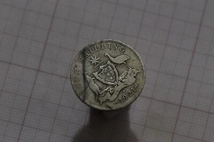 🧭 🇦🇺 CHELÍN AUSTRALIANO 1921 ESTRELLA PLATA ESCASO B70 #K6199 - Imagen 1 de 2