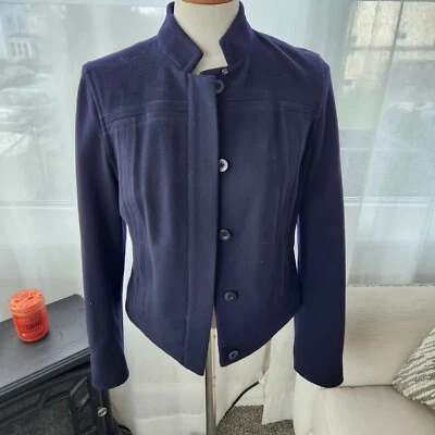 Martin + Osa женщин темно-синий шерсти пальто 10 женщин - Изображение 1 из 4