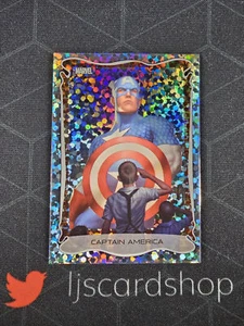 2022 Skybox Marvel Masterpieces Captain America Holofoil Small Dots B K1 - Picture 1 of 2