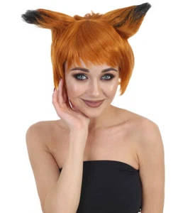 Adult Brown Short Wig for Cosplay Zootopia Nick Wilde Halloween Party HW-1414 - Picture 1 of 11