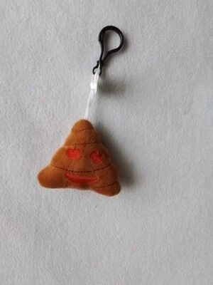 Emoji Poop Mini Keychain Stuffed Plush Backpack Collect Humorous Gift , Brown  - Immagine 1 di 2