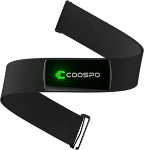 H9Z Pulsmesser Brustgurt, Wiederaufladbare Bluetooth 5.0/ ANT+ Herzfrequenzmesse - Bild 1 von 12