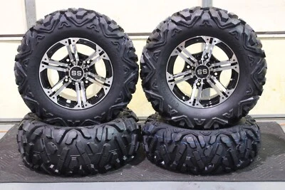 POLARIS RZR 900 S 27" QUADKING ATV TIRE 14" VIPER M/B WHEEL KIT POL10K BIGGHORN - Image 1 of 4