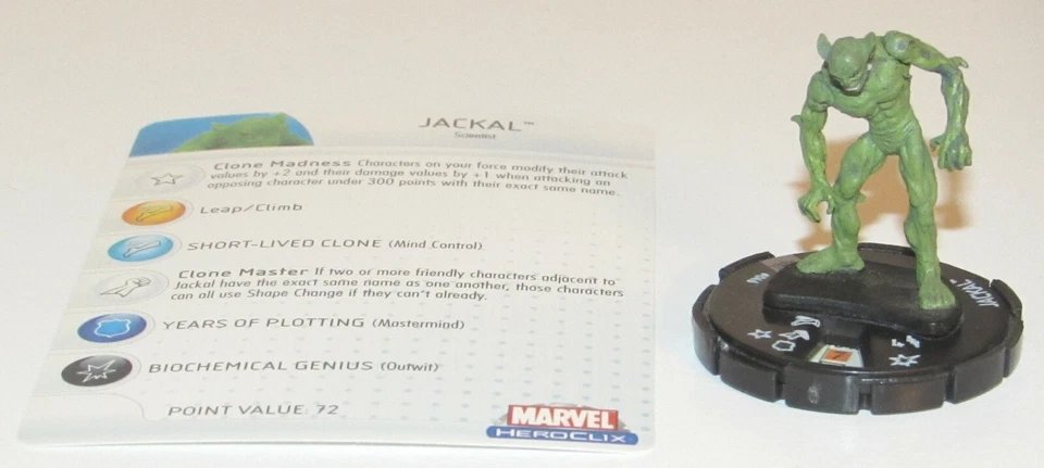 JACKAL 046 Web of Spider-Man HeroClix RARE - Image 1 of 1