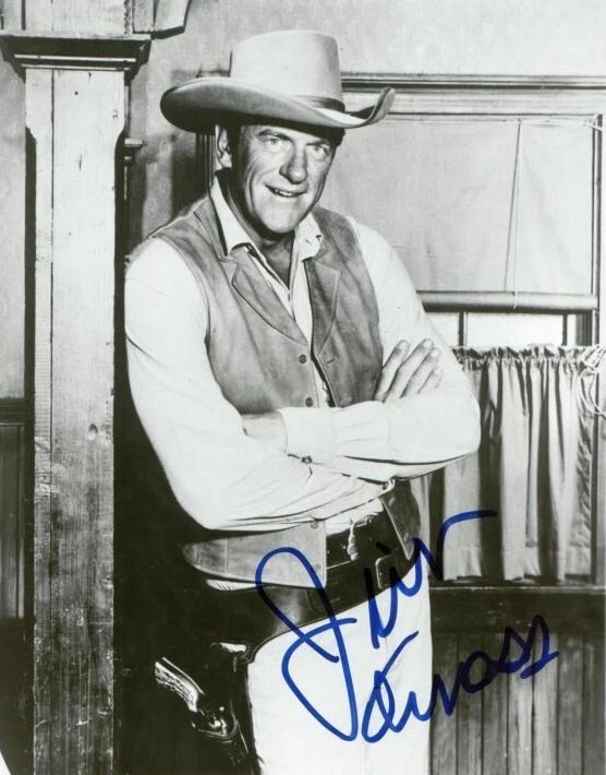 JAMES  ARNESS  -  GUNSMOKE   -   8  X  10   GLOSSY  SIGNED  PHOTO  REPRINT - Image 1 of 1