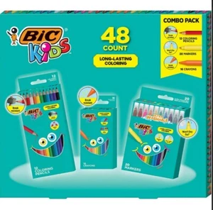 Neu BIC Kinder Färbeset, 48 Stück, Neu im Karton - Bild 1 von 2