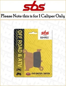 Yamaha YZ 125 1999-2002 [Rear Sintered Brake Pads] [SBS RSI Series] - Picture 1 of 1