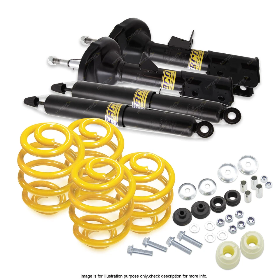 Front Rear Shock Absorbers Super Low King Springs for Holden Commodore VR VS Ute - image 1 of 2