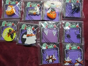 14 Surtidos Collares Halloween Pendientes Alfileres Anillo Fantasma Araña Calabazas - Imagen 1 de 1
