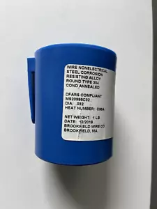 MS20995C32 Stainless Steel Safety Wire .032 Diameter 1 lb. Roll MS20995C32SS1LB - Picture 1 of 4