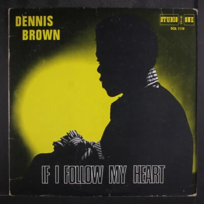 DENNIS BROWN: if i follow my heart Studio One 12" LP 33 RPM - Image 1 of 4