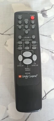 JBL SIMPLY CINEMA SURROUND SOUND REMOTE CONTROL for ESC230 - Image 1 of 2