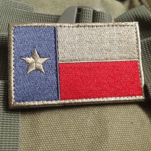 TEXAS TX STATE FLAG USA ARMY TACTICAL MILITARY BADGE FOREST PATCH - Picture 1 of 6