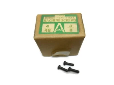 Tornillo de máquina CABEZA REDONDA de acero de 4-48 x 3/8" de largo 1 bruto (144 piezas) Foto 1 de 2