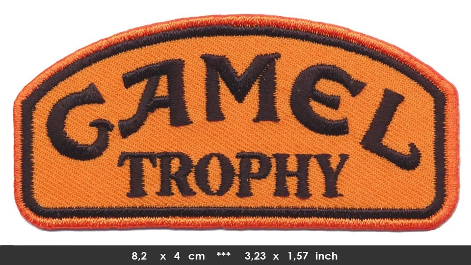 ROYAL GARMENT CAMEL TROPHY Aufnäher Aufbügler Patches Auto Motorrad Safari Rallye Offroad 4x4