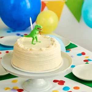 Dinosaur Birthday Cake Candle Holder - Picture 1 of 2