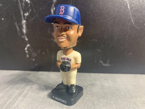 Pedro Martinez Boston Red Sox Mini Bobblehead, MLB Baseball Fotoball, 2002 Cover