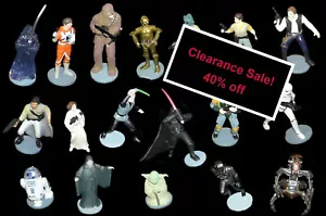 APPLAUSE Star Wars figures 3" Vader, Obi-Wan, Yoda, Luke, Han, Darth Vader, Yoda - Picture 1 of 18