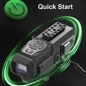 1080P Night vision Laser Range Finder 1200/300M IR Scope w/6Crosshair Collimator - Picture 1 of 10