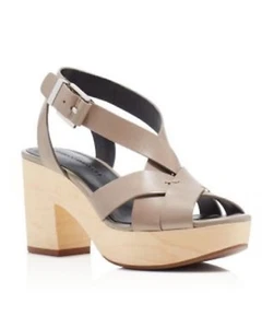 NEW $195 Rebecca Minkoff Women's Beige Jessica High Heel Platform Sandals 8.5 - Picture 1 of 6