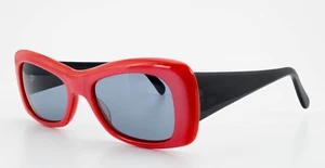 ROBERT LA ROCHE Sonnenbrille Mod. S 166 LR406 80er Vintage Pearl Rot Cat Eye M - Picture 1 of 8