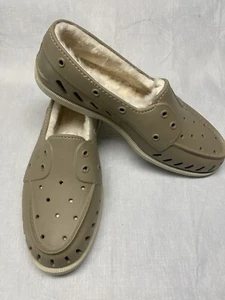 Zapatos acogedores Sperry Top-Sider para hombre nuevos sin caja caqui flotante forrados de piel sintética talla 13 M - Imagen 1 de 10