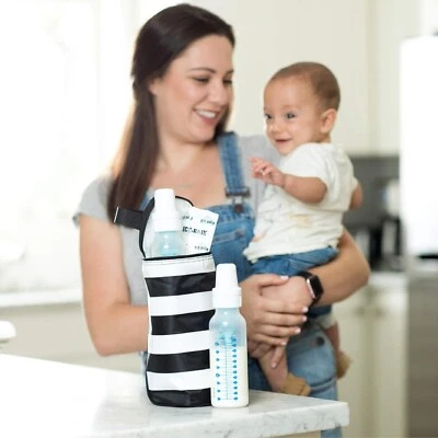 J.L.Childress 0200GT Sac Refroidissement Per Lait Maternel Et Biberons Blanc - Photo 1/4