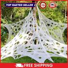 Halloween Stretchy Spider Webbing with Stakes DIY for Hunted House Party (M) UK