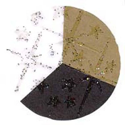 STEMPEL-GALERIE Embossing Pulver - Transparent irisierend Glitter- 10g - 65010 - Embossingpulver