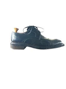Scarpe uomo Baruffi Made in Italy suola vera pelle stringate punta quadrata 44 US 10 - Foto 1 di 6