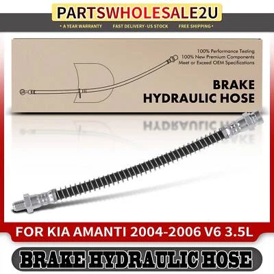 Rear Left or Right Brake Hydraulic Hose for Kia Amanti 2004 2005 2006 V6 3.5L - Image 1 of 4