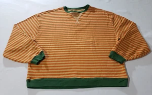 Sudadera para mujer Free People WE THE FREE clásica a rayas de gran tamaño cuello redondo M - Imagen 1 de 6