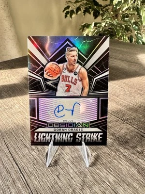 2022-23 Panini Obsidian - Lightning Strike Signatures Goran Dragic #LS-GBC /75 - Image 1 of 2