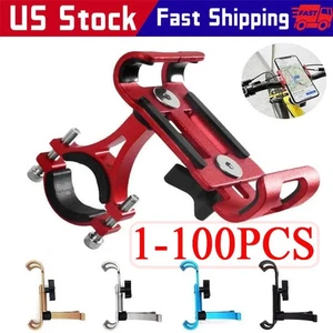 360° Aluminum Motorcycle Bike Bicycle GPS Cell Phone Holder Handlebar Mount lot - Picture 1 of 13