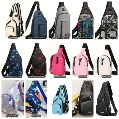 Unisex Adult Children Chest Shoulder Sling Cross Body Bags - Image 1 of 4