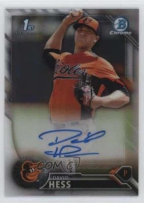 2016 Bowman Chrome Prospects Auto David Hess #CPA-DH Auto - Image 1 of 2