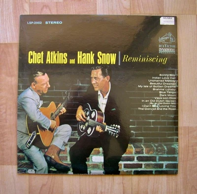 CHET ATKINS & HANK SNOW reminiscing RCA LSP 2952 orig 1964    SEALED - Image 1 of 2