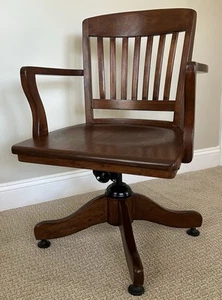 Antique Office Chair - Picture 1 of 8