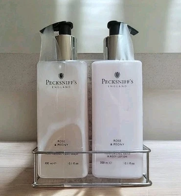 PECKSNIFF'S 保湿乳液洗手皂玫瑰牡丹全新礼品套装 10.1 盎司 — 第 1/4 张图片