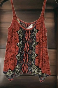 Band of GYPSIES asymmetrisches ärmelloses Tank Gr. XS Grunge Y2K - Bild 1 von 6