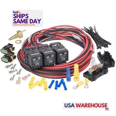 Painless Wiring 30118, Kit Fits Gm Ls/Gen Iii Dual Activ Dual Fan Relay Performa - Image 1 of 4