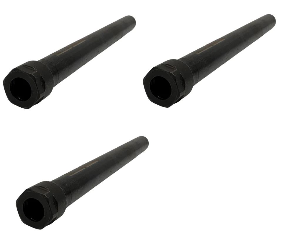 Lote de 3 extensiones de mandril de pinza - Modelo 11920006 - Vástago de 1/2" - 6-3/4" OAL con tuerca Foto 1 de 4