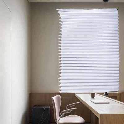 Verdunkelungs-Faltrollo komplett für Sichtschutz in stilvoller schwarzer Farbe - Image 1 of 4