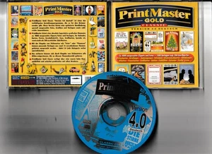 CD ROM Print Master Gold Classic wersja 4.0 niemiecka - Zdjęcie 1 z 1
