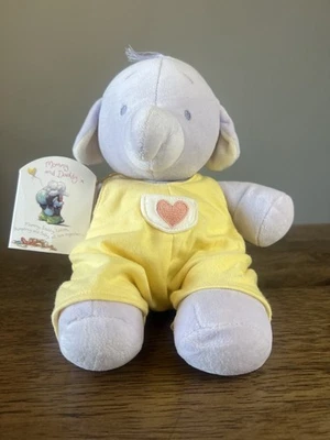 Gund Humphrey’s Corner Yellow Heart Overalls Plush 2002 -RARE- Pre-Owned W/ Tags - Image 1 of 4