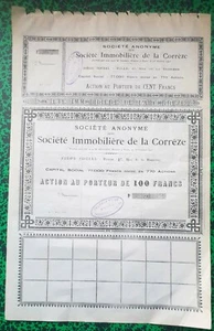 Dépt 19 - Tulle 47 Rue de la Barrière - Rare Ste Immobilière de la Corrèze 1905 - Picture 1 of 3